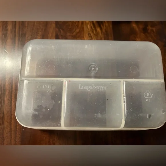 Longaberger 2000 All American Sparkler Basket, liner, and protector - Picture 9 of 13